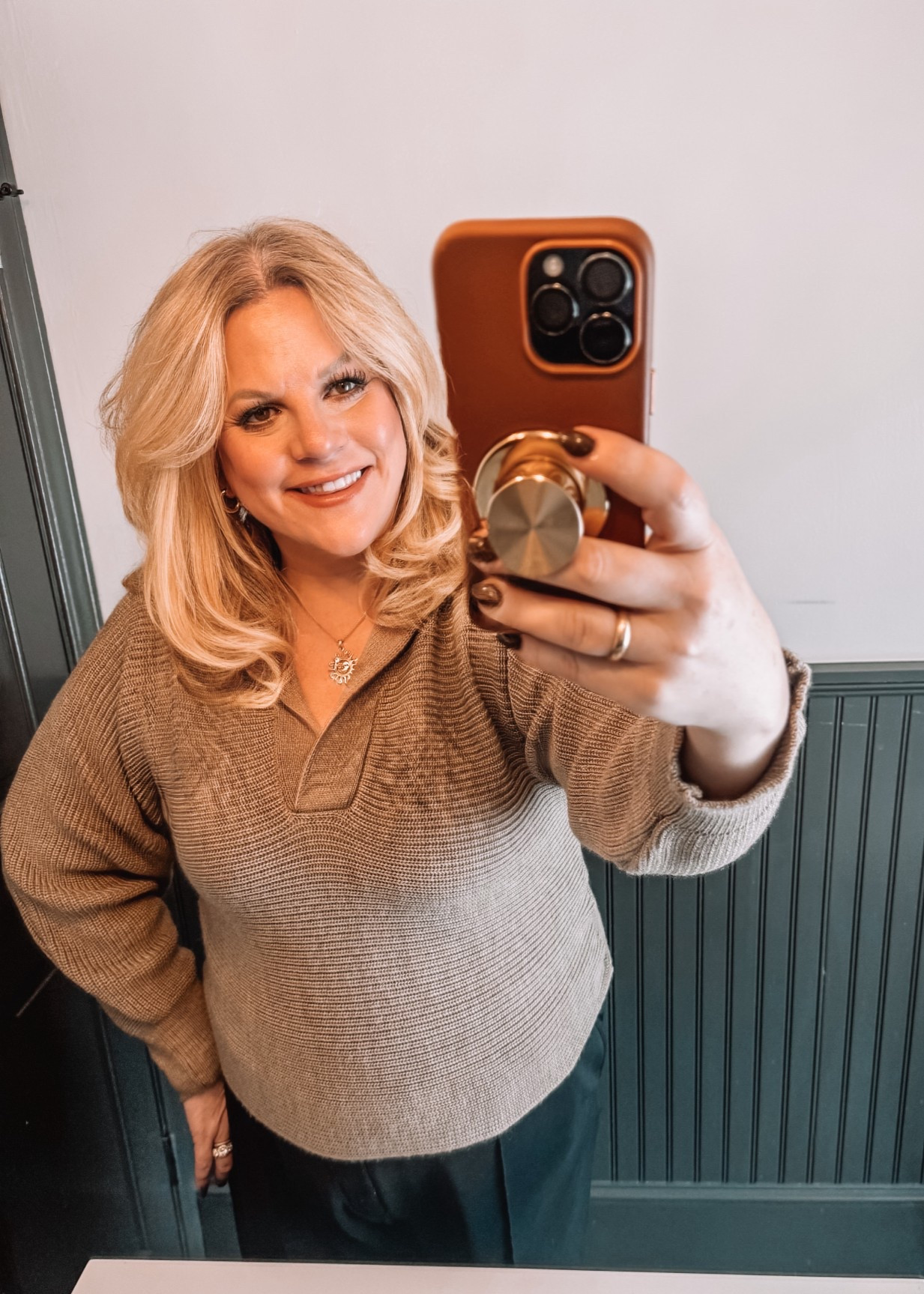 Cozy sweater for a chilly February day.
It's on sale now. I live how this natural toned sweater can be worn to the office with dress pants or with denim for a more relaxed vibe .

#LTKootd #LTKdayinmylife #LTKSaleAlert