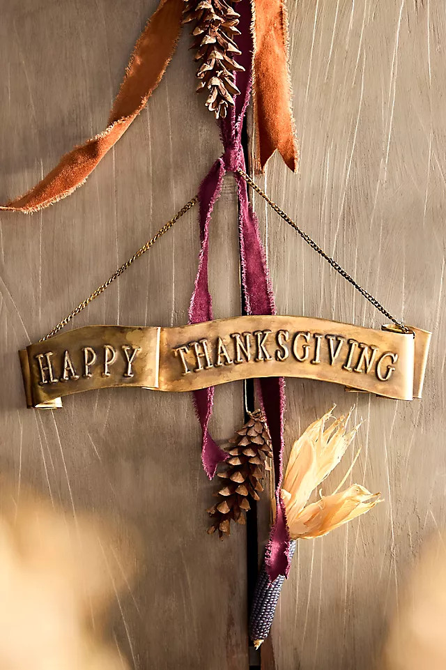 Happy Thanksgiving Wreath Sign at Terrain | Terrain