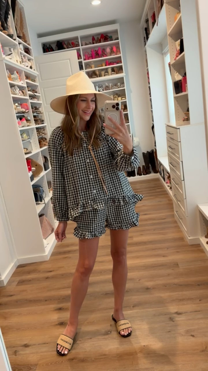 In a small set, sandals, hat and accessories - fits tts.

#LTKgrwm #LTKootd #LTKSeasonal