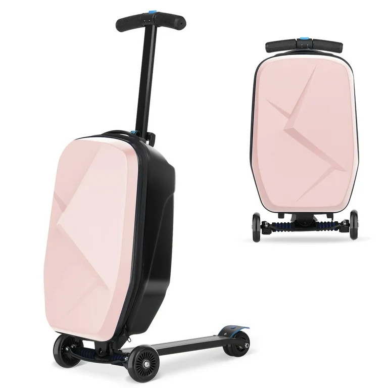 ADVWIN Scooter Luggage for Kids & Adults, Hardside Ride on Suitcase for Kids Ages 4-15 Multifunct... | Walmart (US)