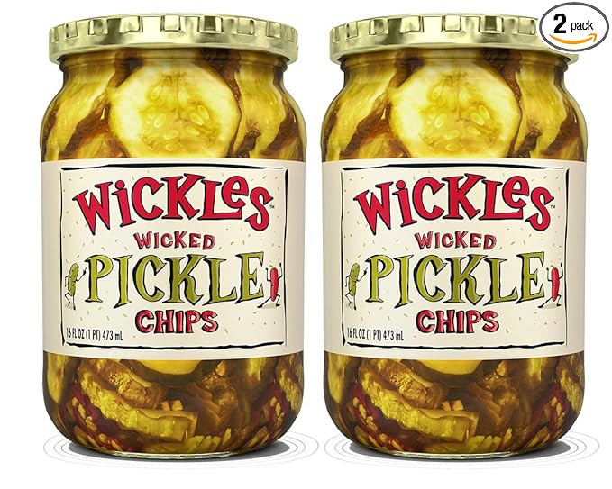 Wickles Wicked Sandwich Chips, 16 OZ (Pack of 2) | Amazon (US)
