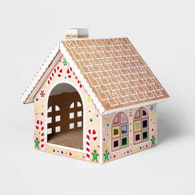 Double Decker Gingerbread Cat Scratcher House - Wondershop™ | Target