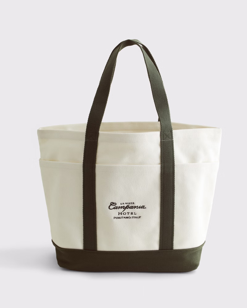 A&F Canvas Tote Bag | Abercrombie & Fitch (US)