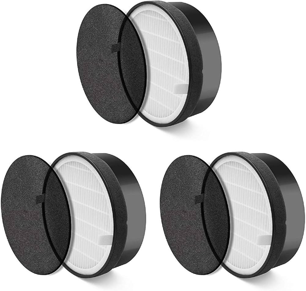 Nispira LV-H132 True HEPA Air Filter with Carbon Pre Filter Replacement Compatible with Air Purif... | Amazon (US)