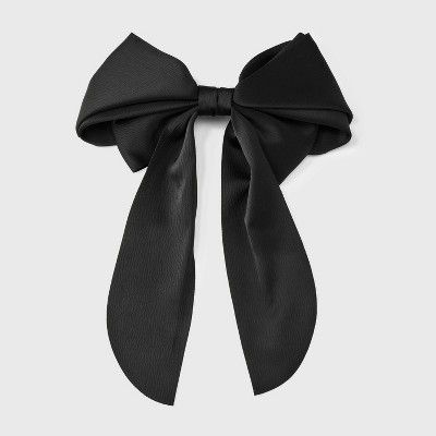 Satin Bow Hair Barrette - A New Day™ | Target