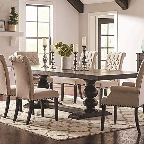 BOWERY HILL Extendable Dining Table in Antique Noir | Amazon (US)