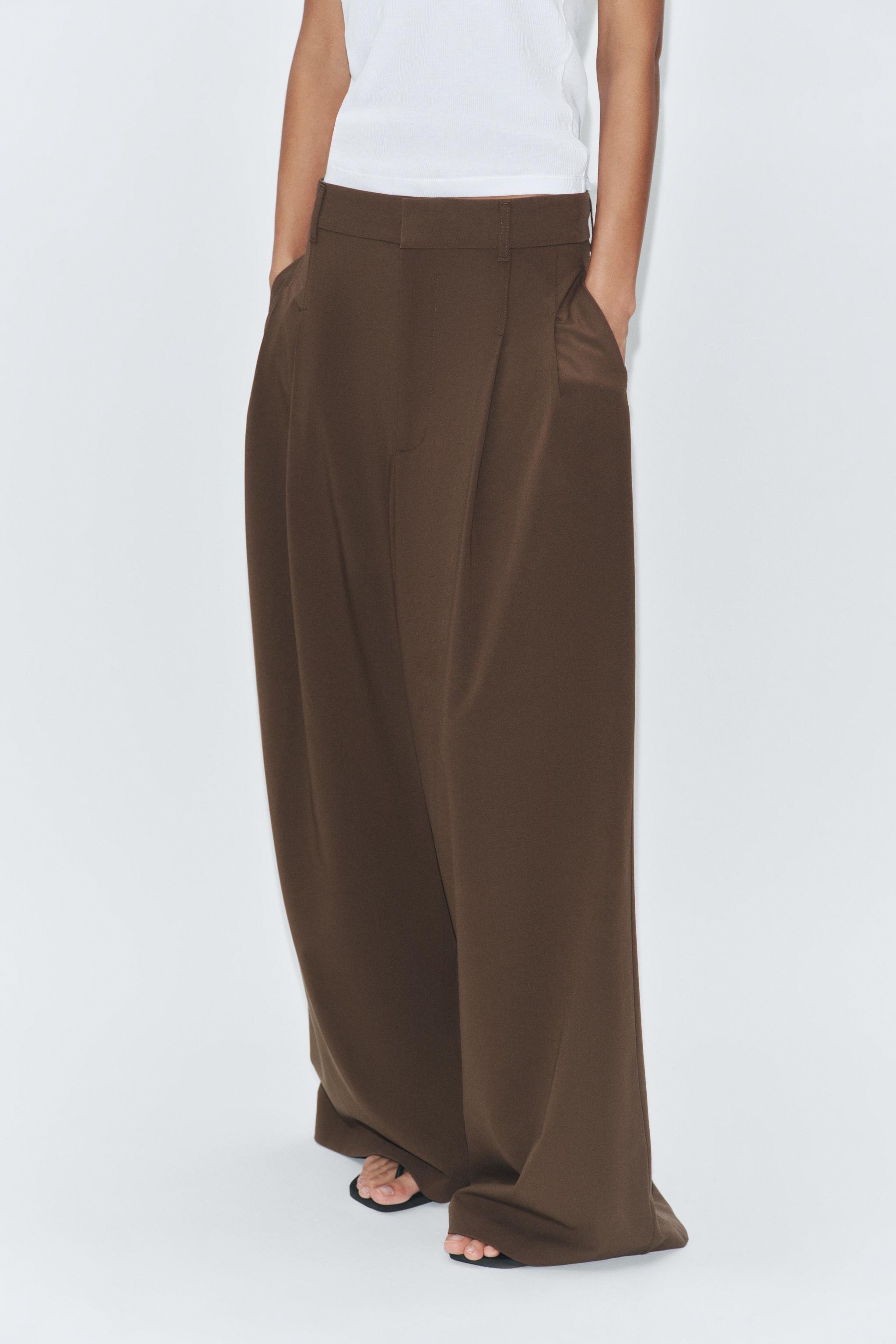 WIDE PLEATED PANTS | Zara US