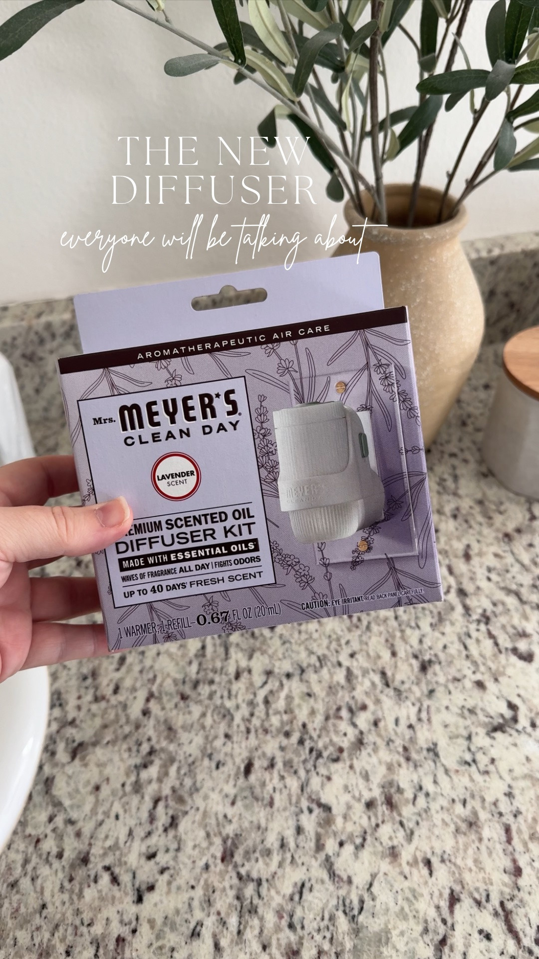 Mrs. Meyer’s just launched plug-in diffusers, and I had to run to Walmart to grab one and give it a try. This Lavender scent is made with essential oils and provides up to 40 days of fresh fragrance—all without an open flame. If you’re already a fan of Mrs. Meyer’s products, this is definitely one you’ll want to pick up!

#LTKHome