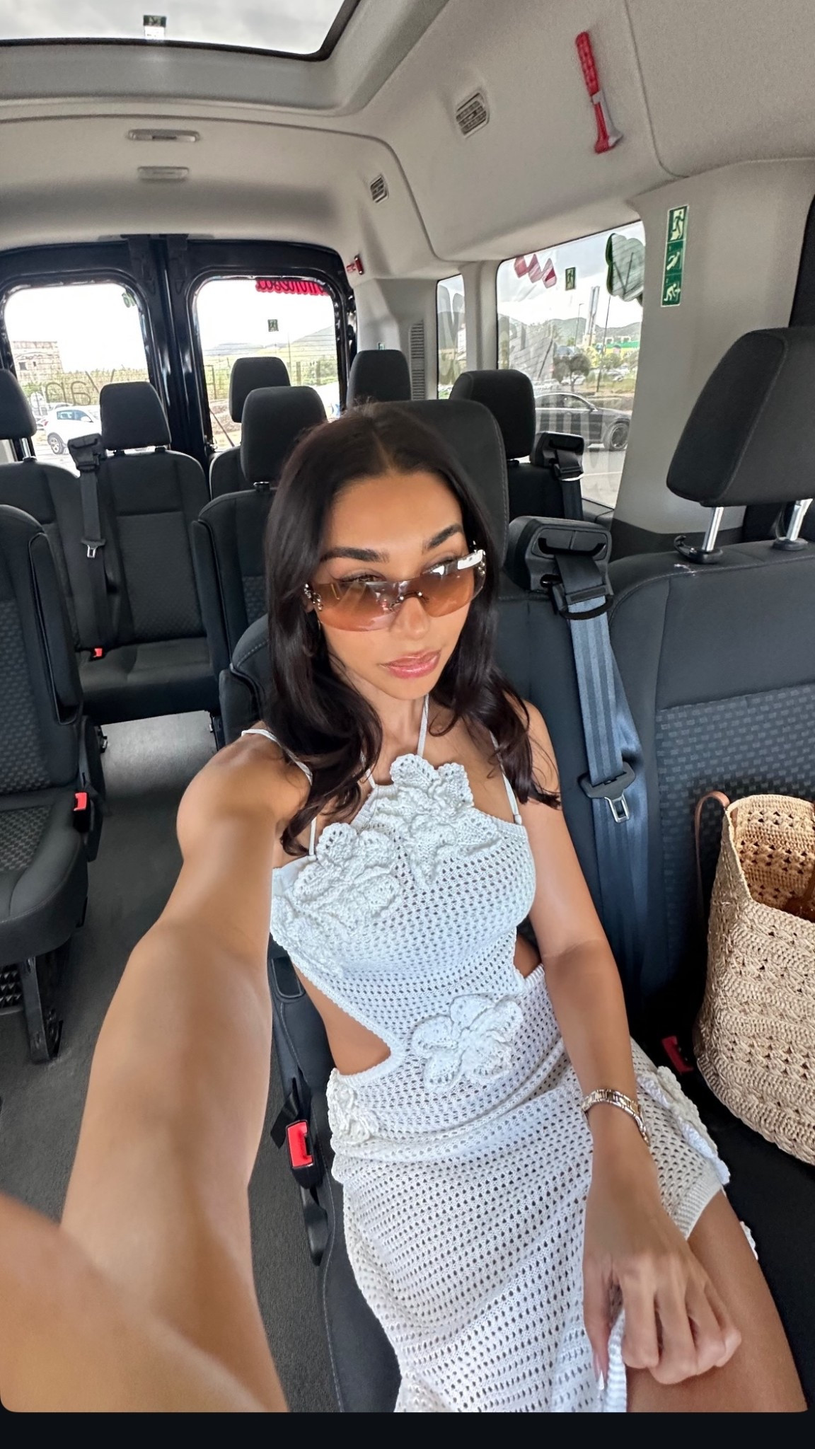 My crochet dress is from Hello Molly, also available in yellow ☀️