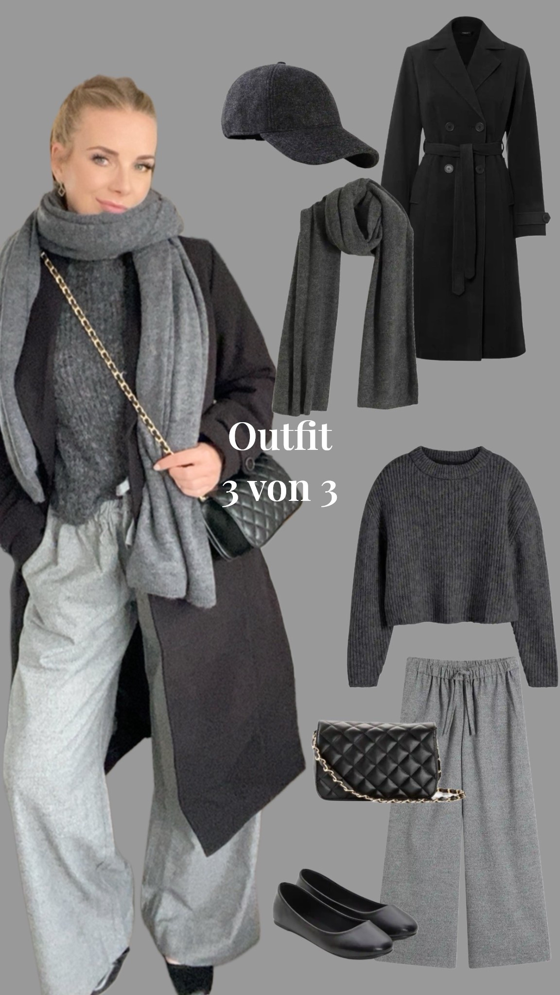 Monochrom Look perfekt für die kalten Tage @bonprix #bonprix [Werbung]
