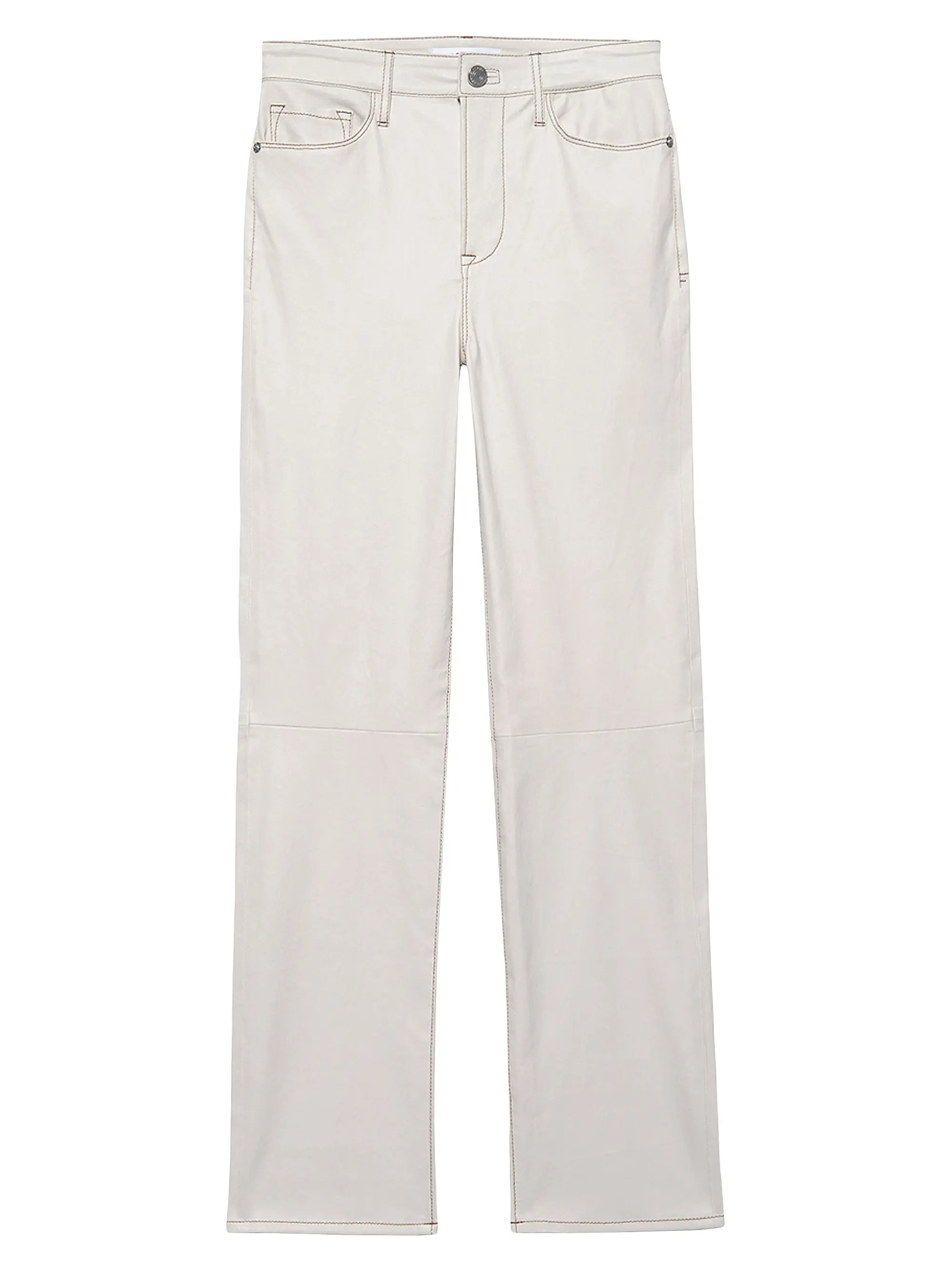 Le Super High Straight Leather Pants | Saks Fifth Avenue