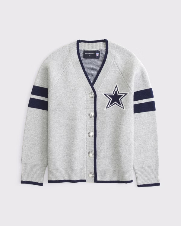 Dallas Cowboys LuxeLoft Cardigan | Abercrombie & Fitch (US)