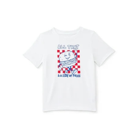 Wonder Nation Toddler Boys Short Sleeve Graphic T-Shirt, Sizes 18M-5T | Walmart (US)