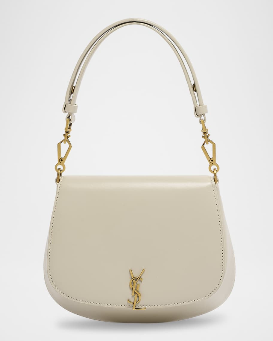 Saint Laurent Voltaire Top-Handle Bag in Smooth Leather | Neiman Marcus