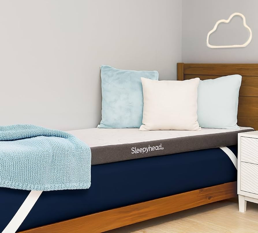 Sleepyhead Twin XL 3 Inch Gel Memory Foam Mattress Topper for College Dorm – Thick, Cooling & C... | Amazon (US)