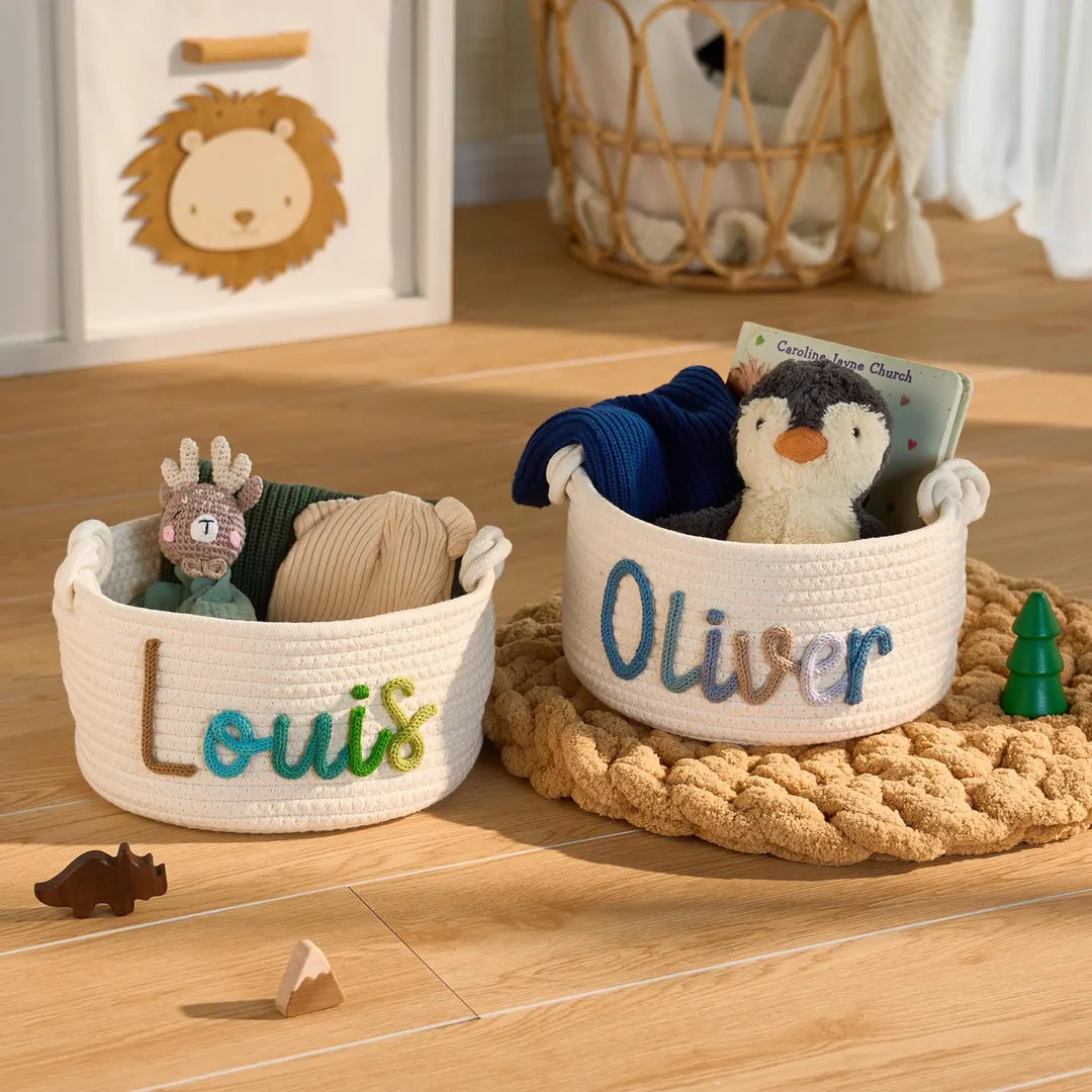 Personalized Handmade Basket • Easter Basket • Baby Gift • Baby Shower Gift • Baby Basket... | Etsy (US)