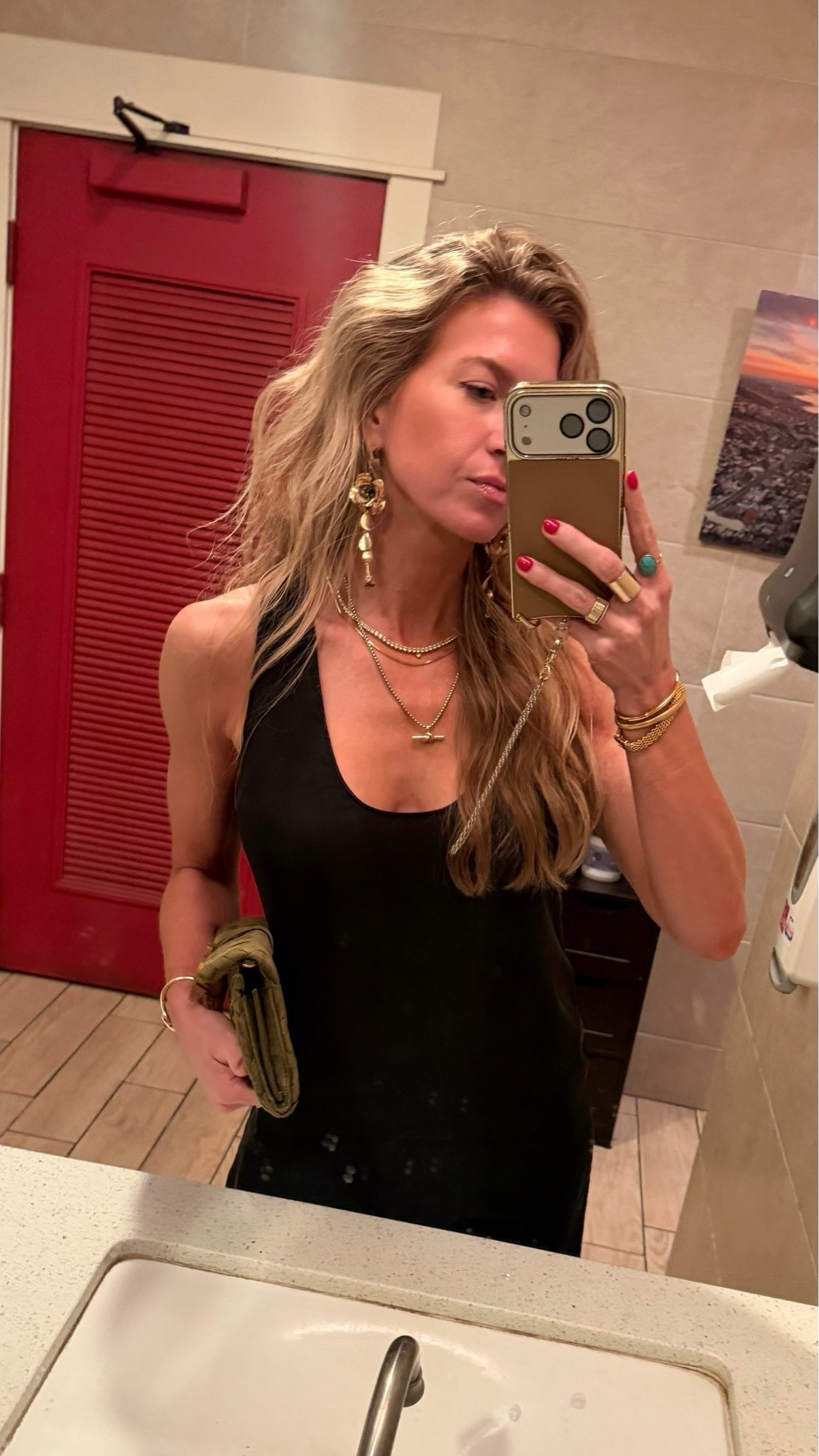 All black for date night tonight. 

Black tank top: runs TTS, wearing XS long length. 
Black high rise wide leg jeans: TTS, good amount of stretch. 
Nude kitten heels: TTS

#LTKootd #LTKgrwm #LTKdayinmylife