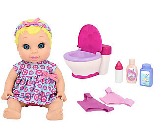 Little Darlings It's My Potty 11"" Doll with Pot ty Chair | QVC