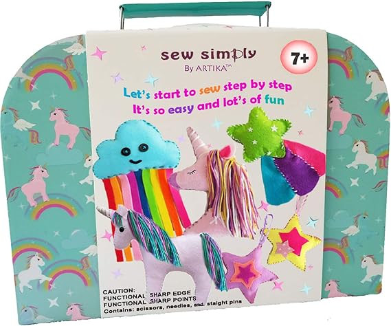 ARTIKA Sewing KIT for Kids, DIY Craft for Girls, The Most Wide-Ranging Kids Sewing Kit Kids Sewin... | Amazon (US)