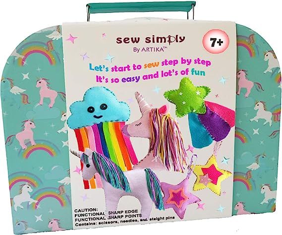 ARTIKA Sewing KIT for Kids, DIY Craft for Girls, The Most Wide-Ranging Kids Sewing Kit Kids Sewin... | Amazon (US)