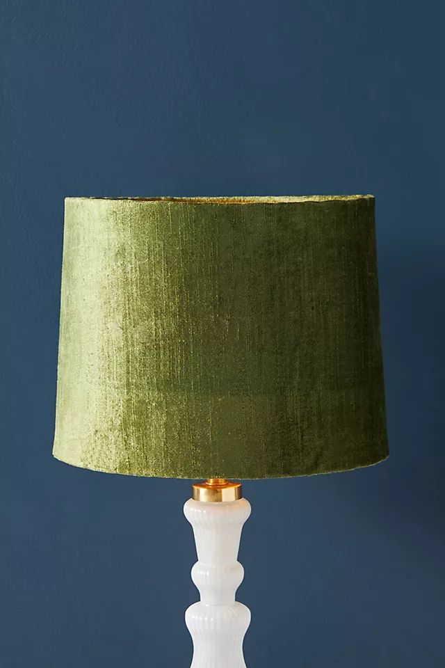 Solid Velvet Lamp Shade | Anthropologie (US)