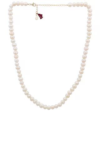 SHASHI Classique Pearl Necklace in Pearl from Revolve.com | Revolve Clothing (Global)
