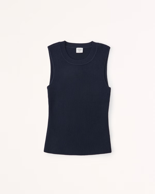 Women's Ottoman Crew Tank | Women's Clearance | Abercrombie.com | Abercrombie & Fitch (US)