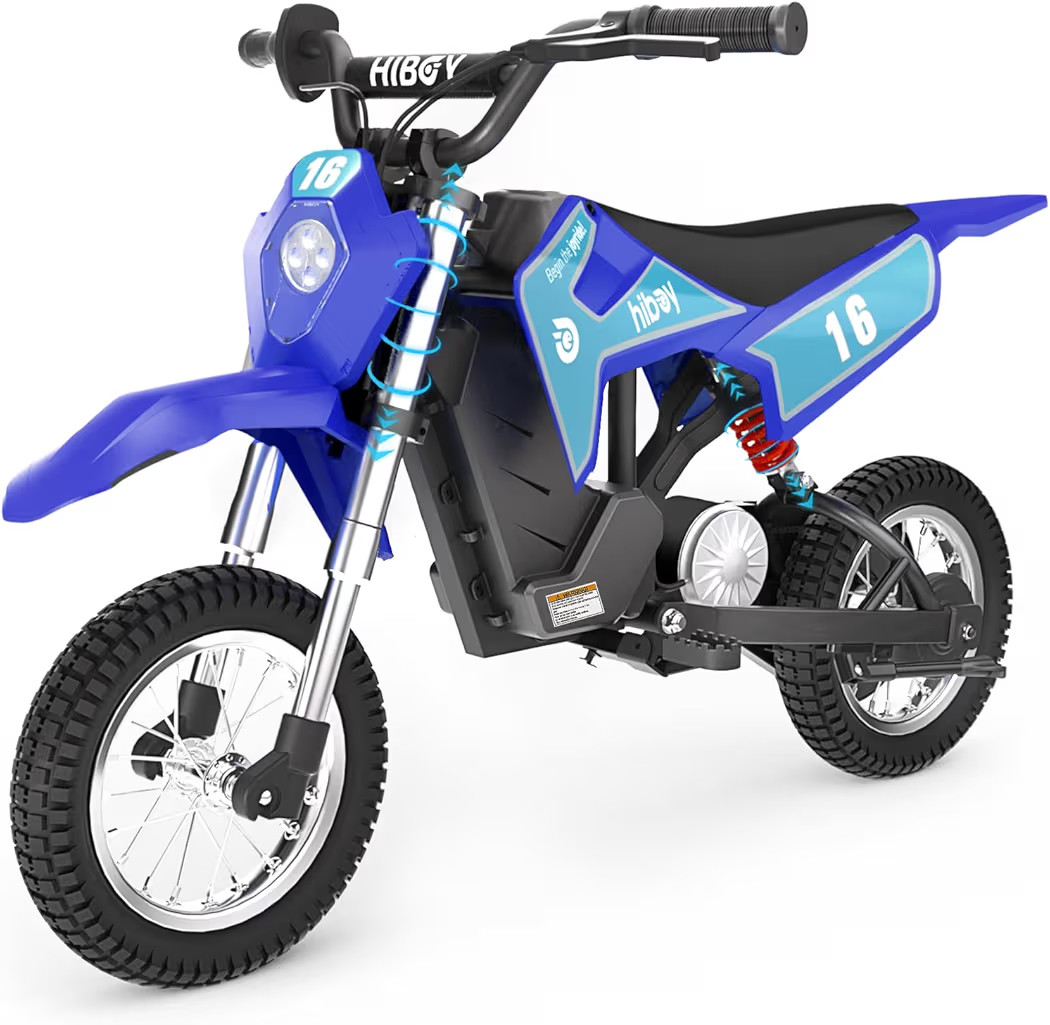 Hiboy DK1 36V Electric Dirt Bike,300W Electric Motorcycle - Up to 15.5MPH & 13.7 Miles Long-Range... | Amazon (US)