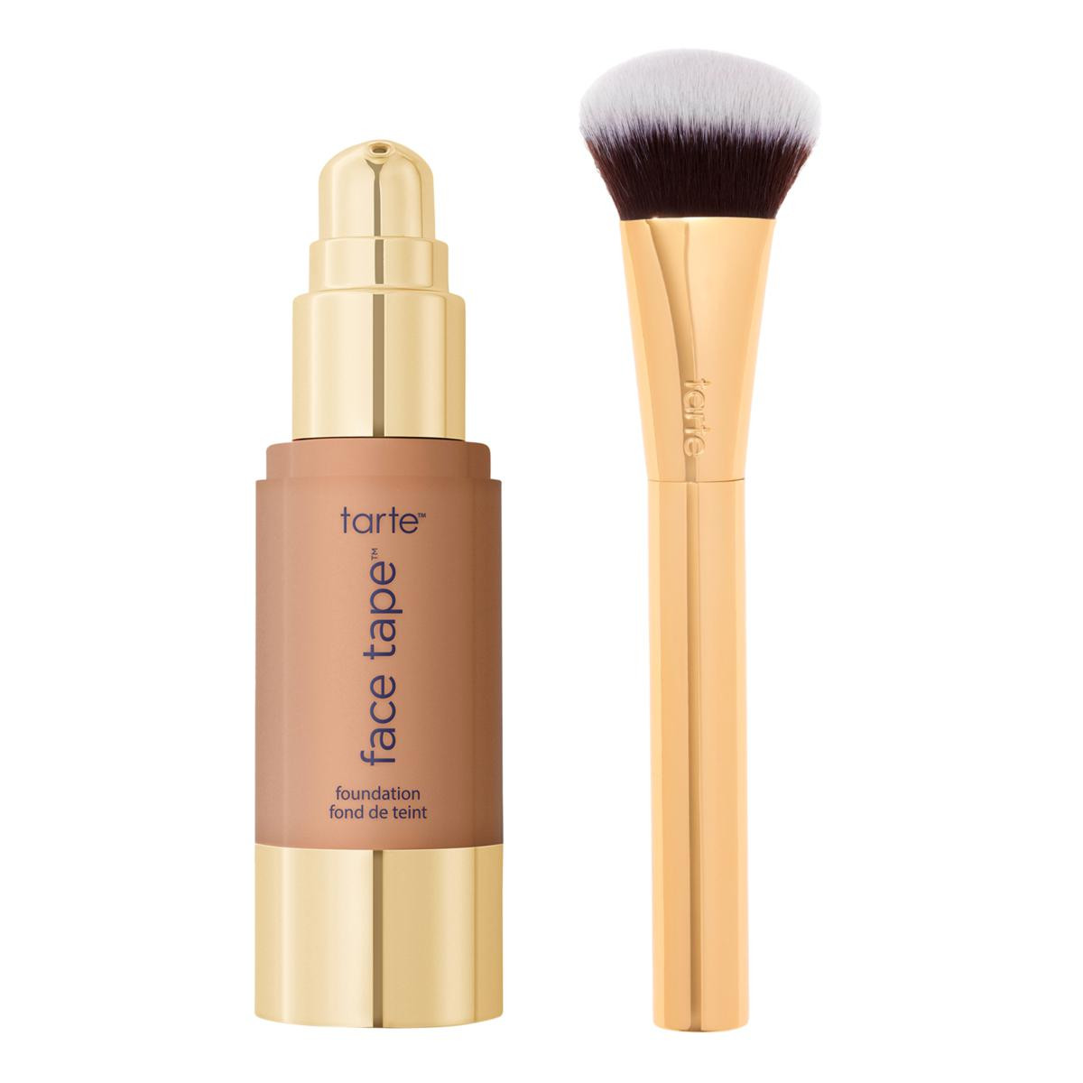 tarte Face Tape Full-Coverage Foundation and Brush Set | HSN