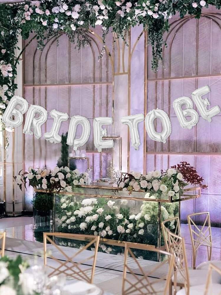 9pcs Bridal Shower Party Decorative Balloon | SHEIN