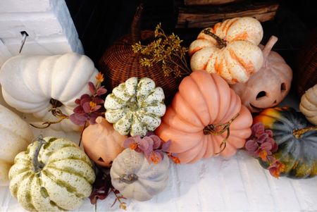 Fall faux pumpkins! All on sale, and so affordable! 

#LTKSeasonal #LTKhome #LTKsalealert