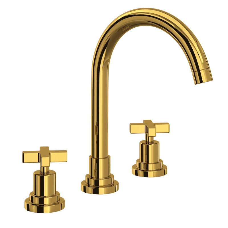 Lombardia® Widespread Bathroom Faucet with Drain Assembly | Perigold