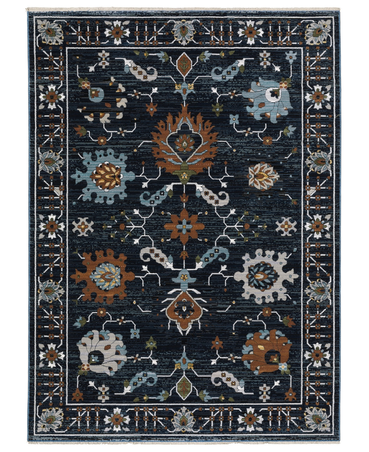 Oriental Weavers Keira KEI08 7'10"x10'10" Area Rug - Blue | Macy's