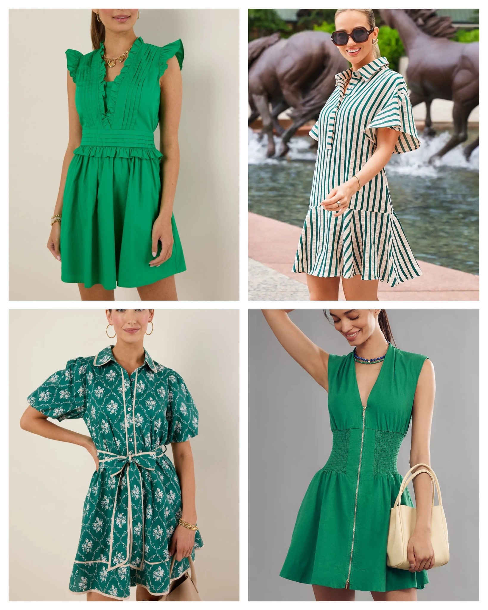 I love green, and these are fun pieces as we transition to fall. They would also make great game day dresses!

#LTKSeasonal #LTKParties #LTKFindsUnder100