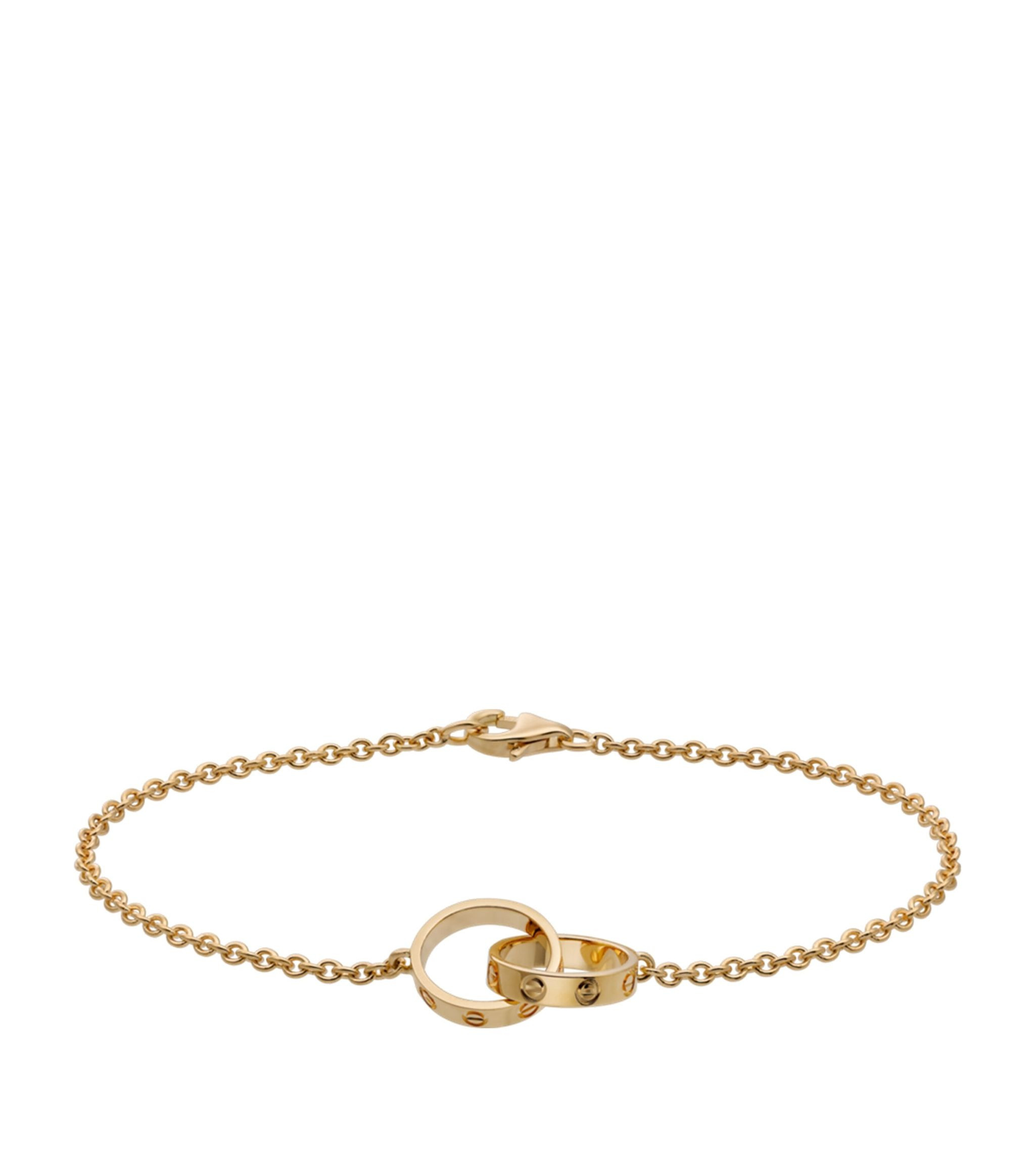 Yellow Gold LOVE Chain Bracelet | Harrods