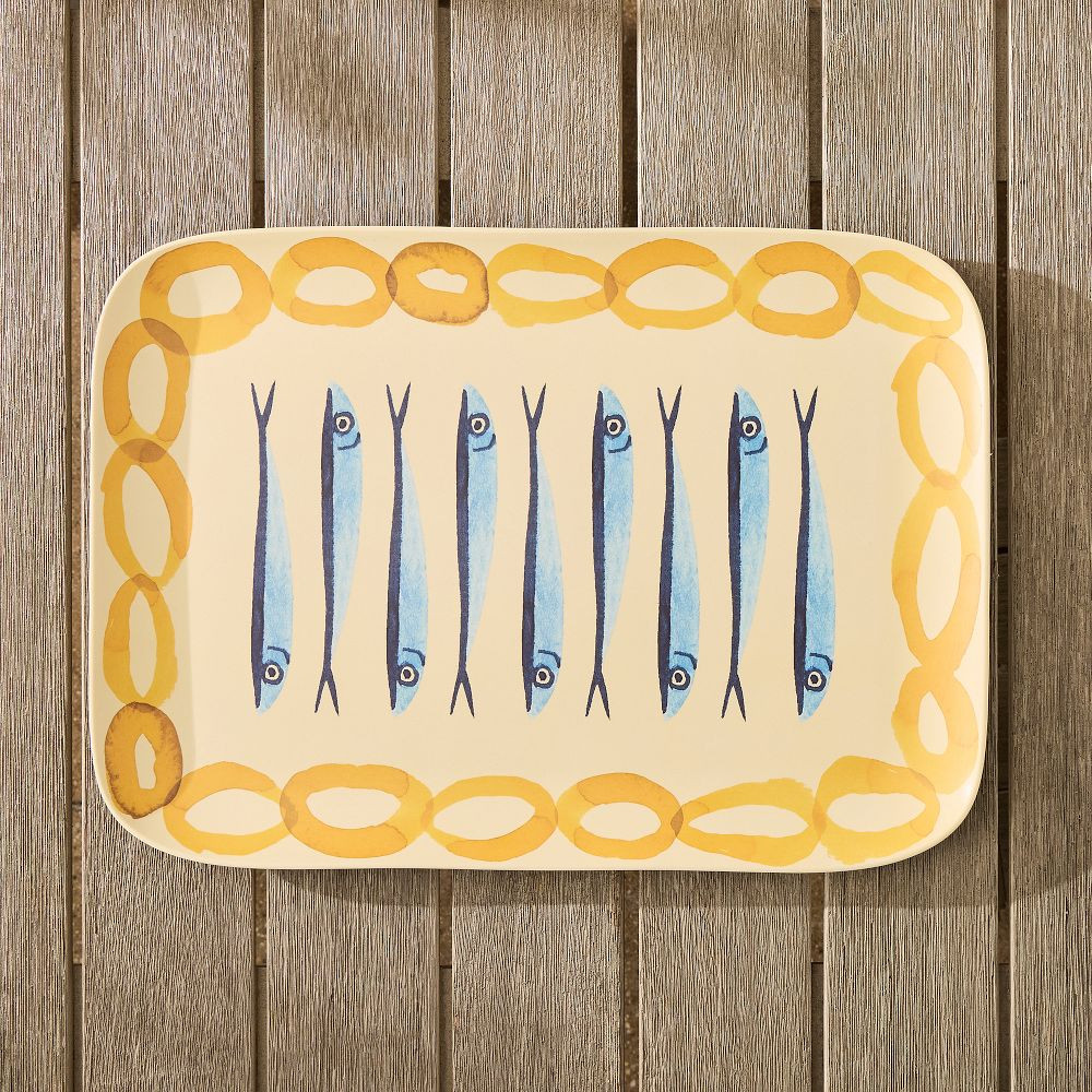 Sardine Melamine Platter | West Elm (US)
