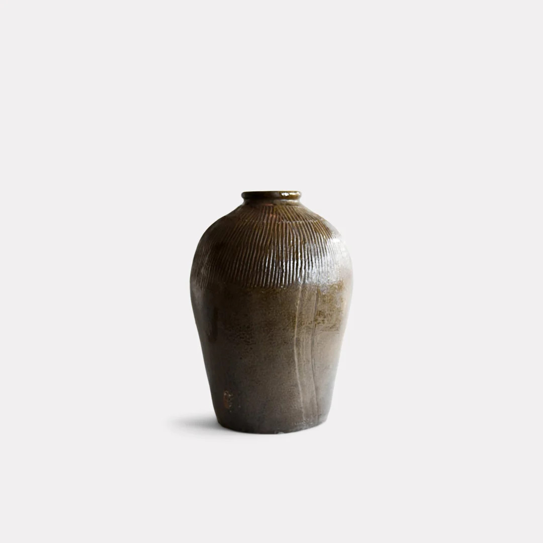 Found Ceramic Rice Wine Jar | Katel Home