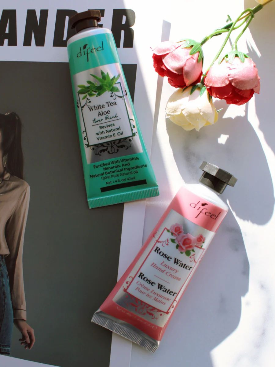 WHITE TEA ALOE & ROSE WATER LUXURY HAND CREAM | raëliv