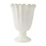 The Pioneer Woman Stoneware Scalloped Vase, Cream, 9" - Walmart.com | Walmart (US)
