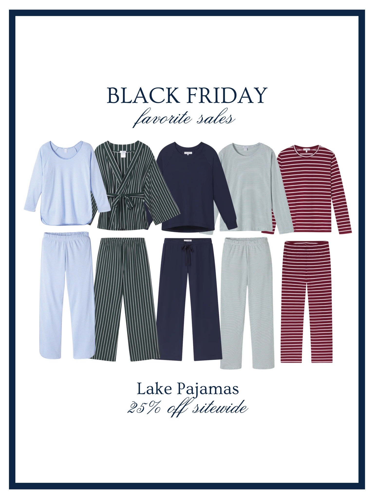 Lake Pajamas Black Friday Sale is so good — 25% off sitewide!! 😍 These are my favorite pajamas of all time!! 

#LTKCyberWeek #LTKGiftGuide #LTKHoliday