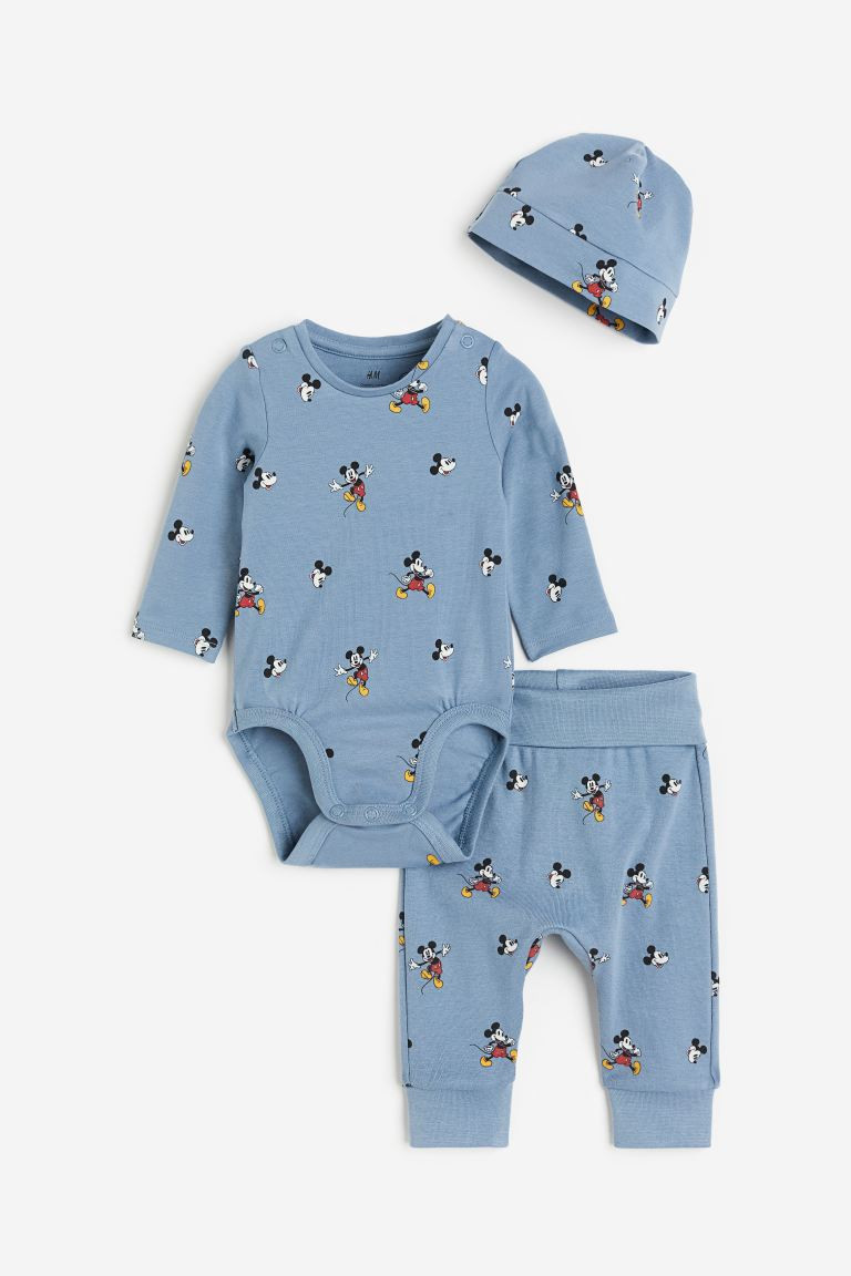 3-piece jersey set | H&M (UK, MY, IN, SG, PH, TW, HK)