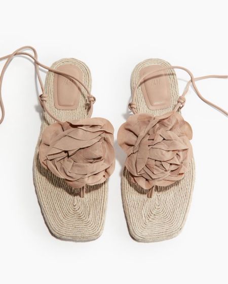 Floral lace up espadrille sandals 

#LTKstyletip #LTKfindsunder50 #LTKshoecrush