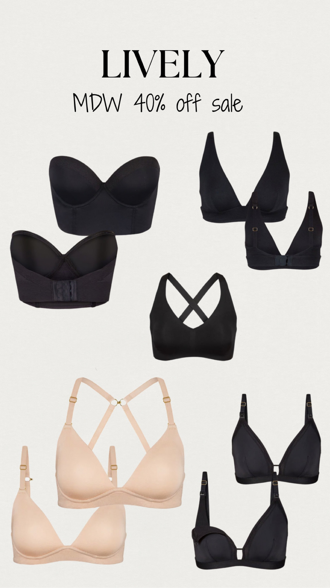 One of my favorite brands for nursing and every day bras!

40% off site wide for MDW 🤩 

#LTKStyleTip #LTKMidsize #LTKSaleAlert