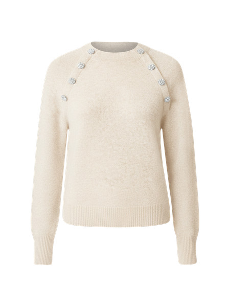 Embellished Mock Neck Sweater | Ann Taylor