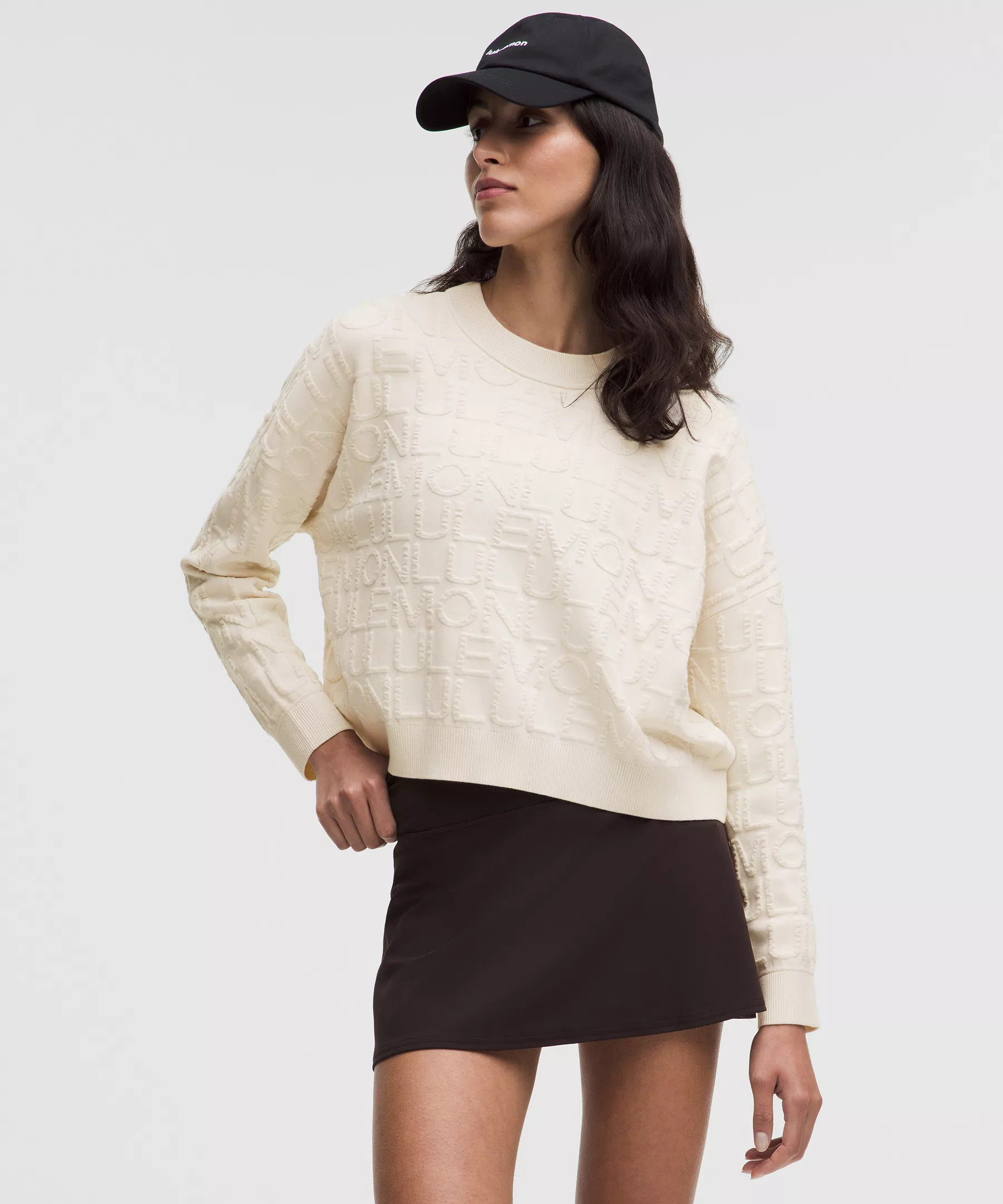 Cotton-Blend Jacquard Crewneck Sweater | Lululemon (US)