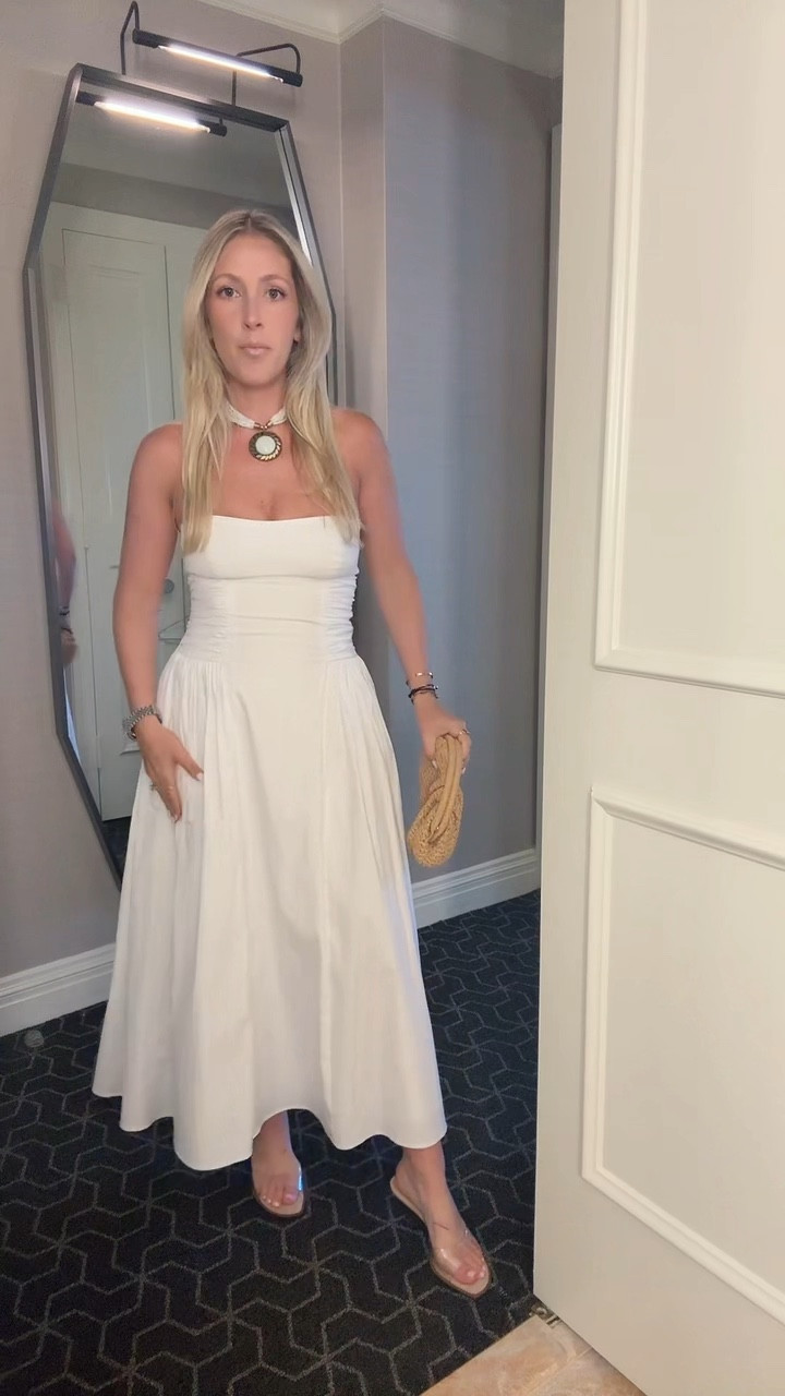 perfect summer white dress 