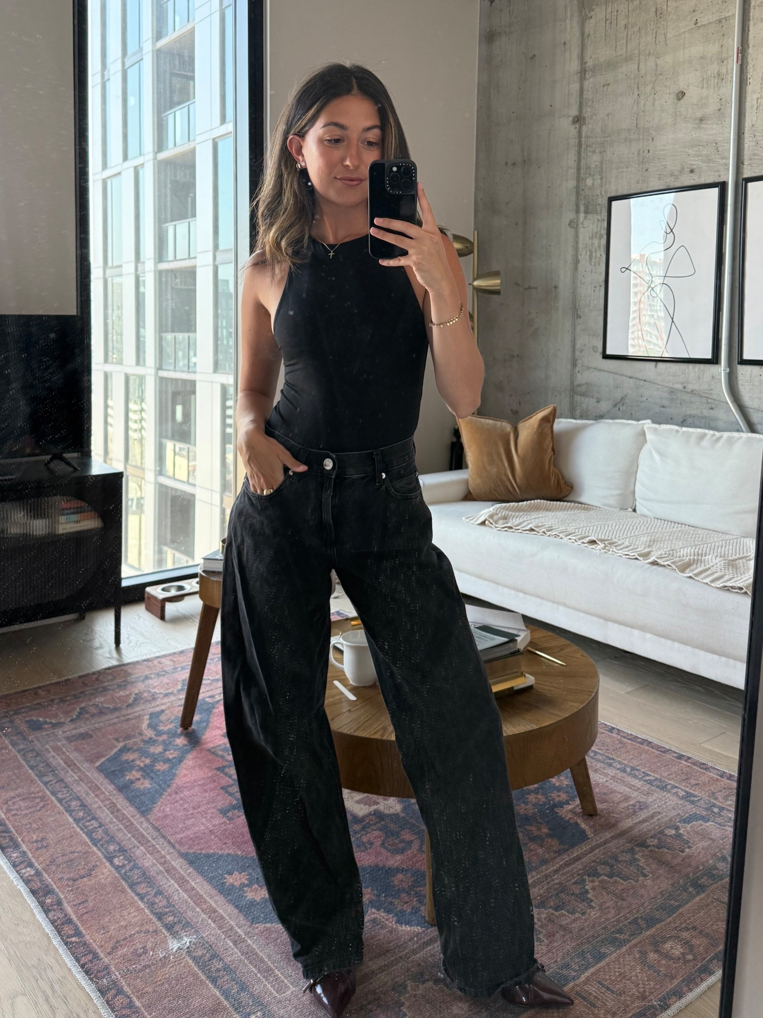 The BEST black baggy jeans I’ve found!✨🫶🏼

#LTKSeasonal #LTKFindsUnder100 #LTKStyleTip