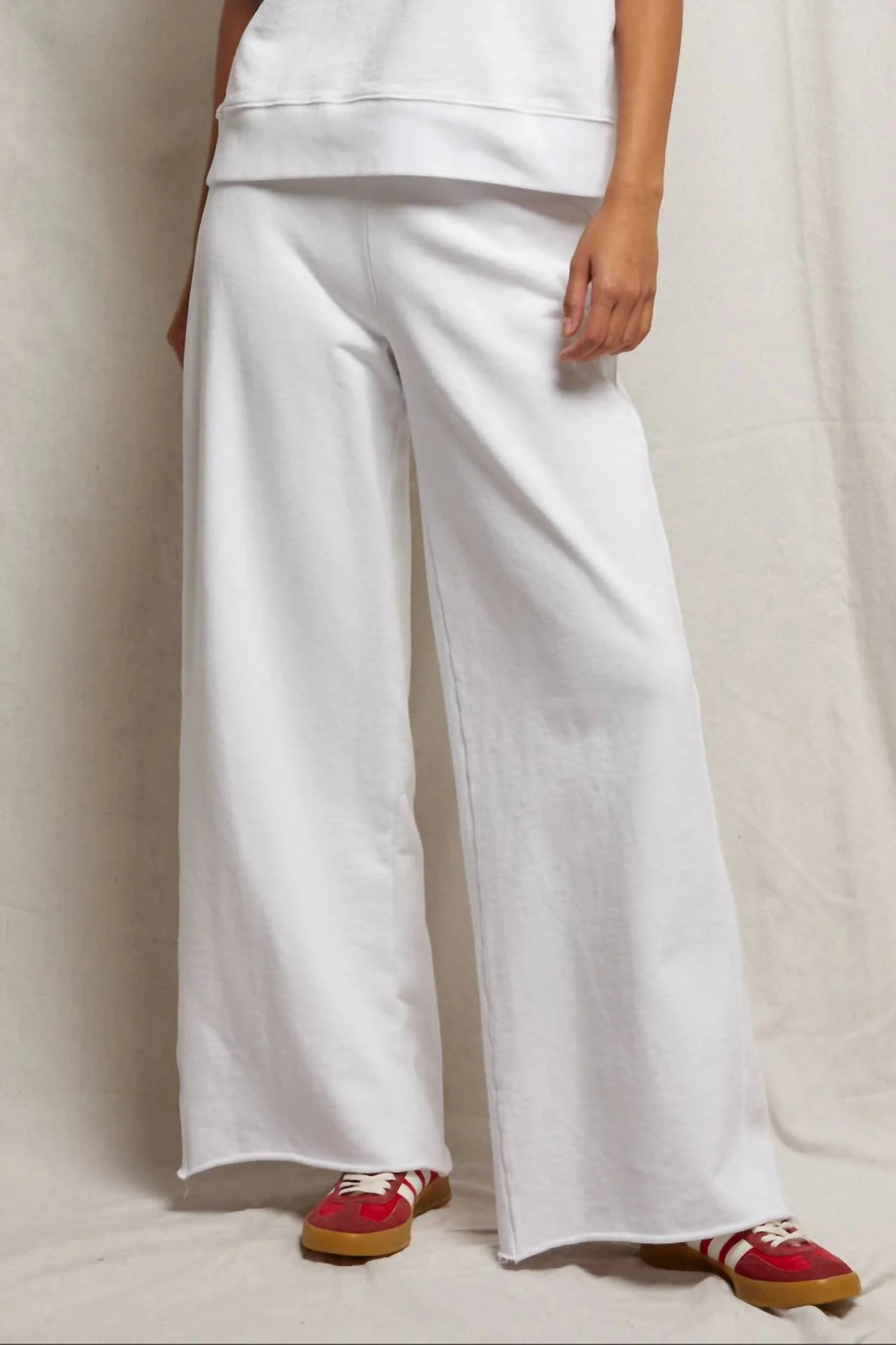 Amber Sweat Pants In White | Shop Simon