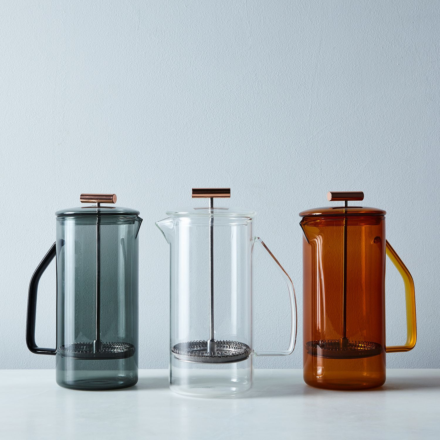 Yield Glass French Press Coffee Maker in Heatproof Borosilicate, 3 Colors | Food52