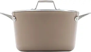 Calphalon® Premier Ceramic Nonstick 7-Qt. Dutch Oven with Lid, Mushroom Grey | Amazon (US)